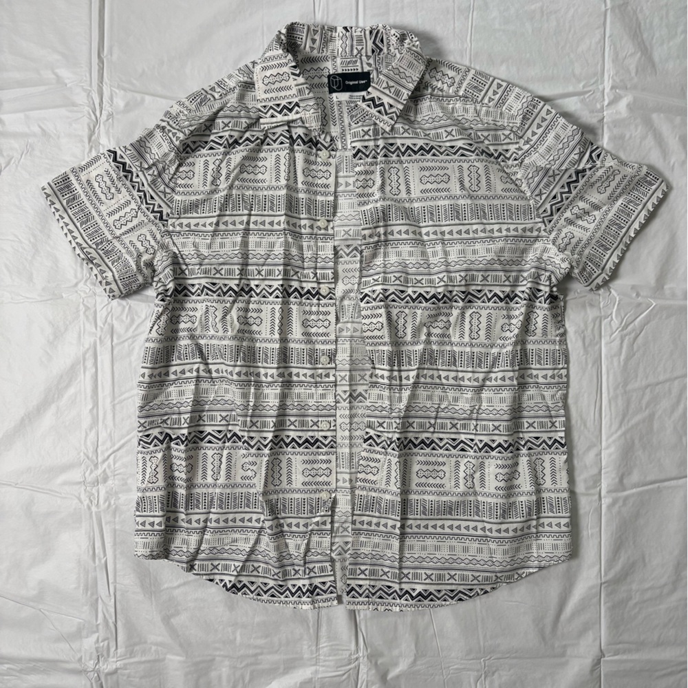 Original Use Monochrome Geometric Shirt